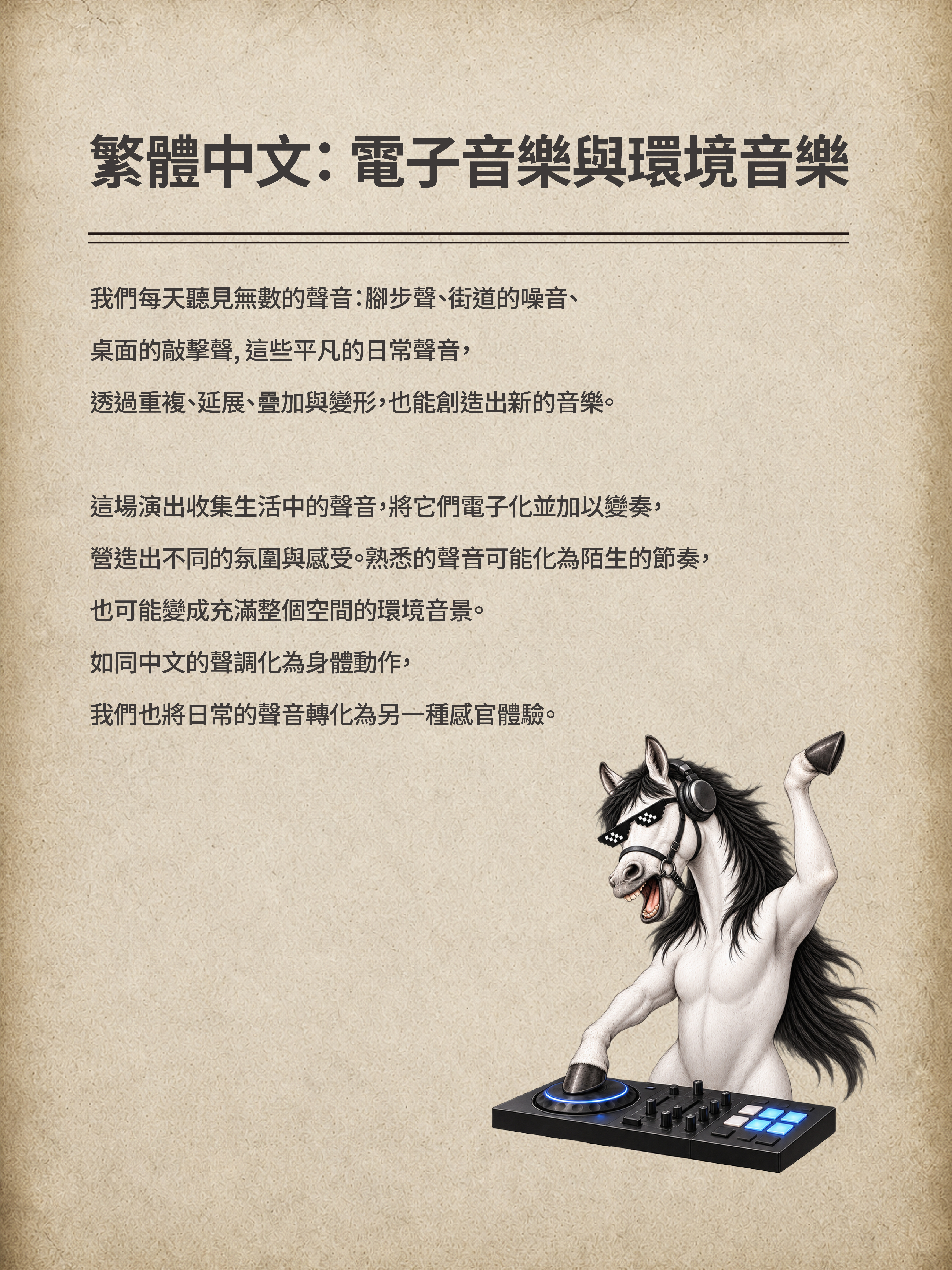 電子音樂與環境音樂 삽화